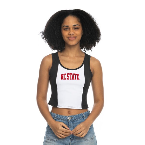 Black/White Ladies Colorblock Tank